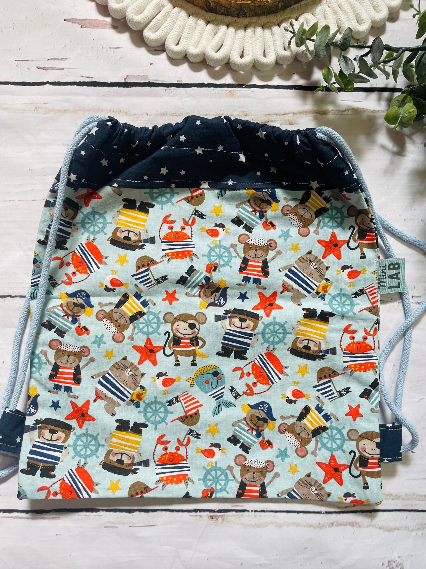 Sacca zainetto + portaciuccio 🌊 🏝️🦀