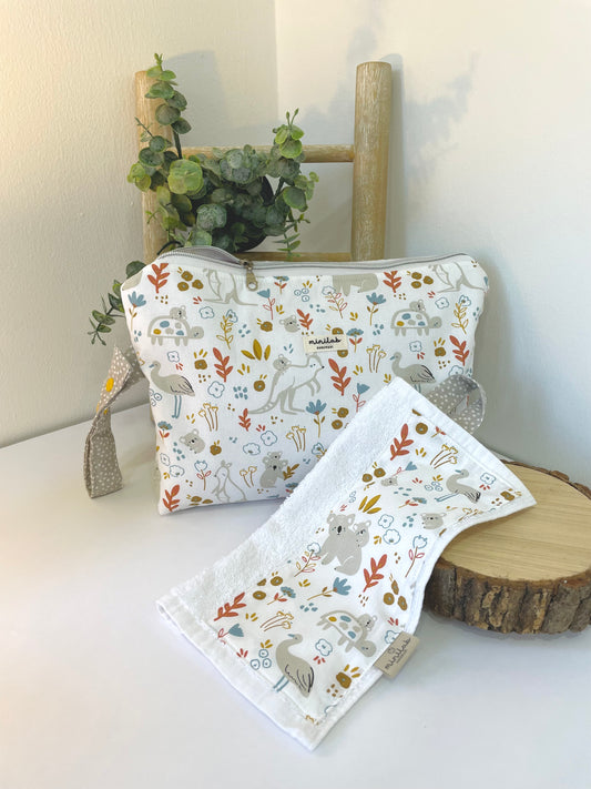Maxi Pochette e Asciugamano 30x30 🐨