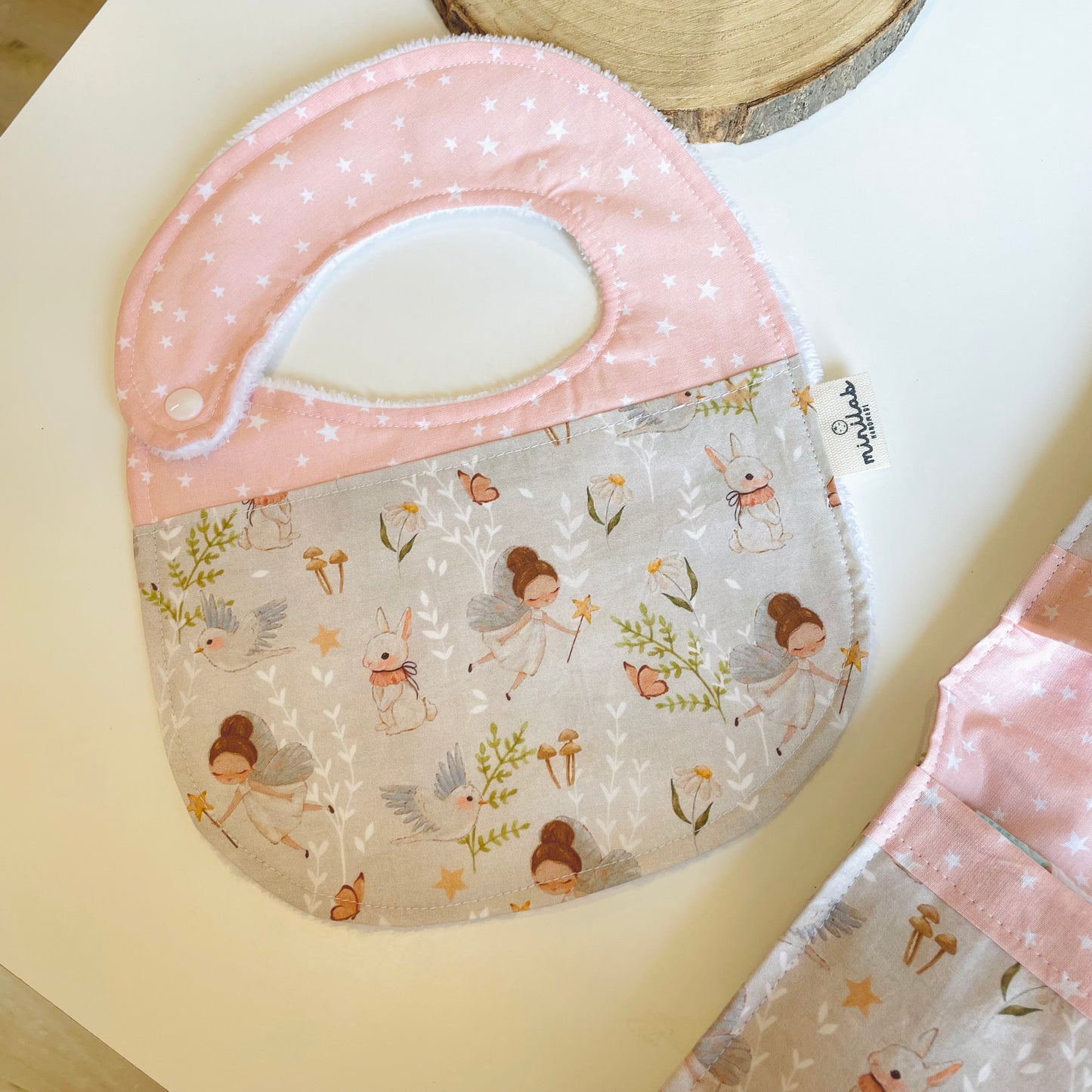 Portapannolini + Coppia di Bavaglini neonata 0-18 mesi