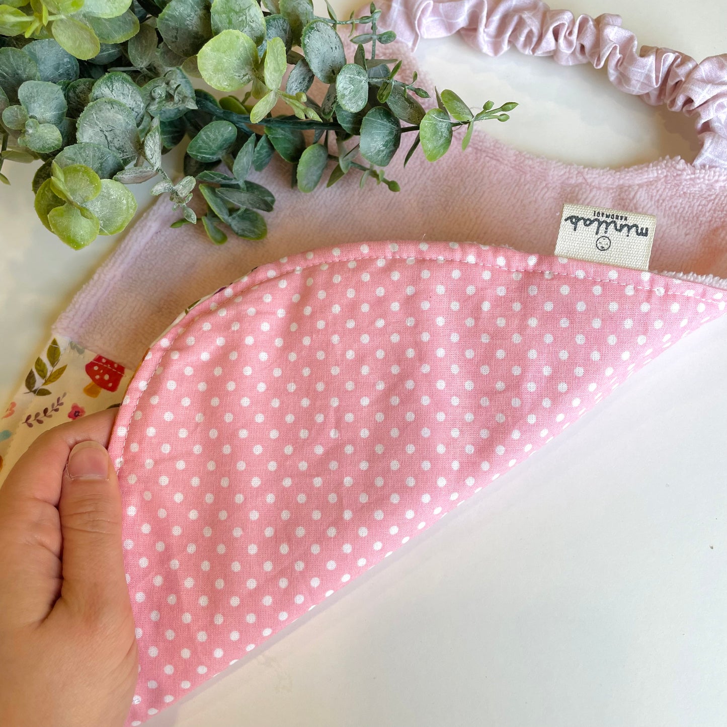 SET ASILO: sacca zainetto e bavaglino con elastico 🐻🌸
